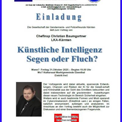 Vortrag über Künstliche Intelligenz