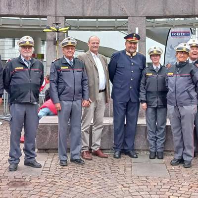 Salzburger Traditionsgendarmen breicherten Lange Nacht der Museen in der Mozartstadt