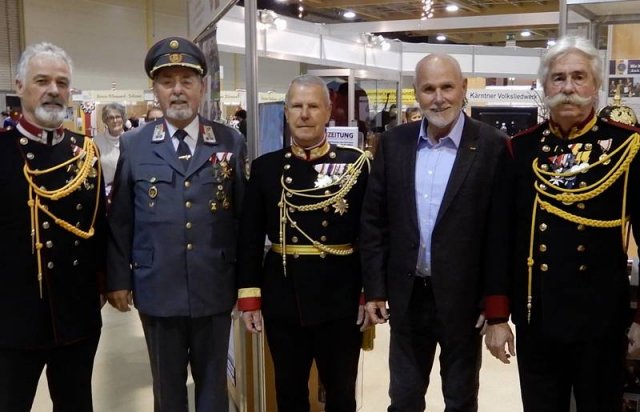 Traditionsgendarmerie auf der Brauchtumsmesse 2018
