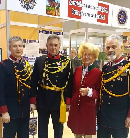 Traditionsgendarmerie auf der Brauchtumsmesse 2018