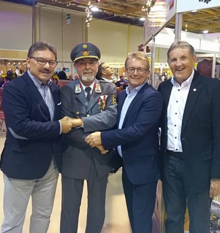 Traditionsgendarmerie auf der Brauchtumsmesse 2018