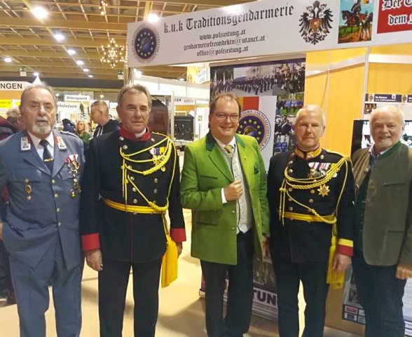 Traditionsgendarmerie auf der Brauchtumsmesse 2018