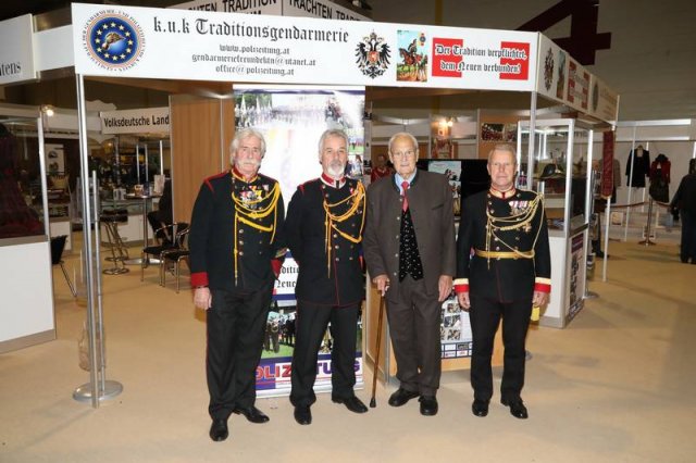 Traditionsgendarmerie auf der Brauchtumsmesse 2018