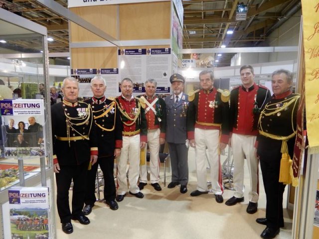 Traditionsgendarmerie auf der Brauchtumsmesse 2018