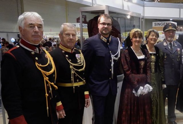 Traditionsgendarmerie auf der Brauchtumsmesse 2018