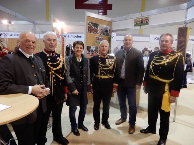 Traditionsgendarmerie auf der Brauchtumsmesse 2018