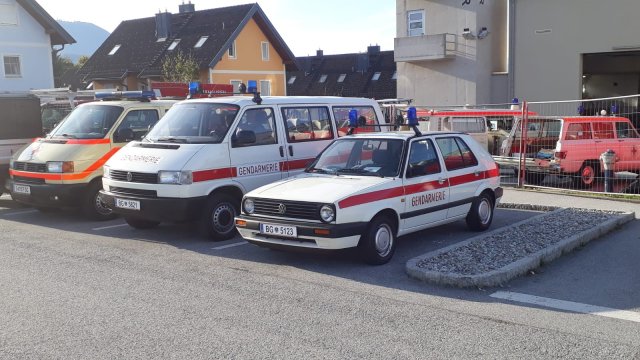 Salzburger Gendarmeriefreunde präsentierten Oldtimer 