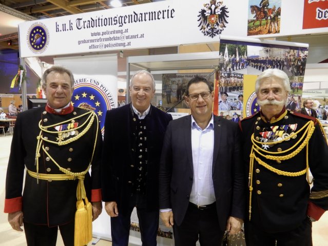 Kärntner Traditionsgendarmen präsentierten auf der Brauchtumsmesse