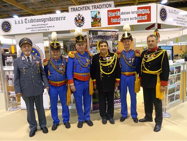 Kärntner Traditionsgendarmen präsentierten auf der Brauchtumsmesse