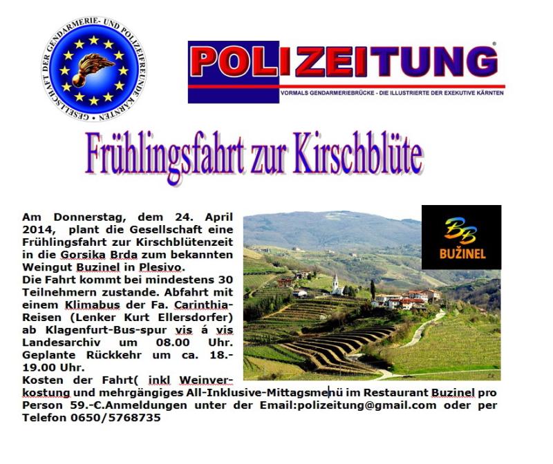 Frühlingsfahrt zur Kirschblüte