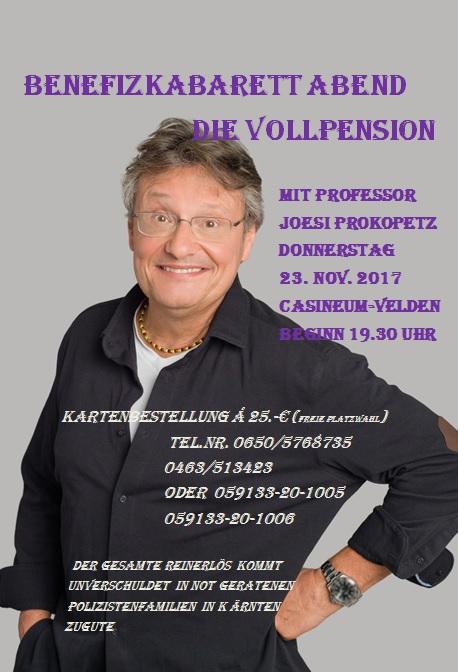 Benefizabend mit Professor  Prokopetz