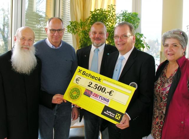 Große Spende für den Palliativverein Klagenfurt