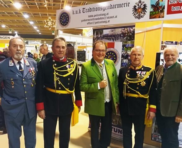 Traditionsgendarmerie auf der Brauchtumsmesse 2018