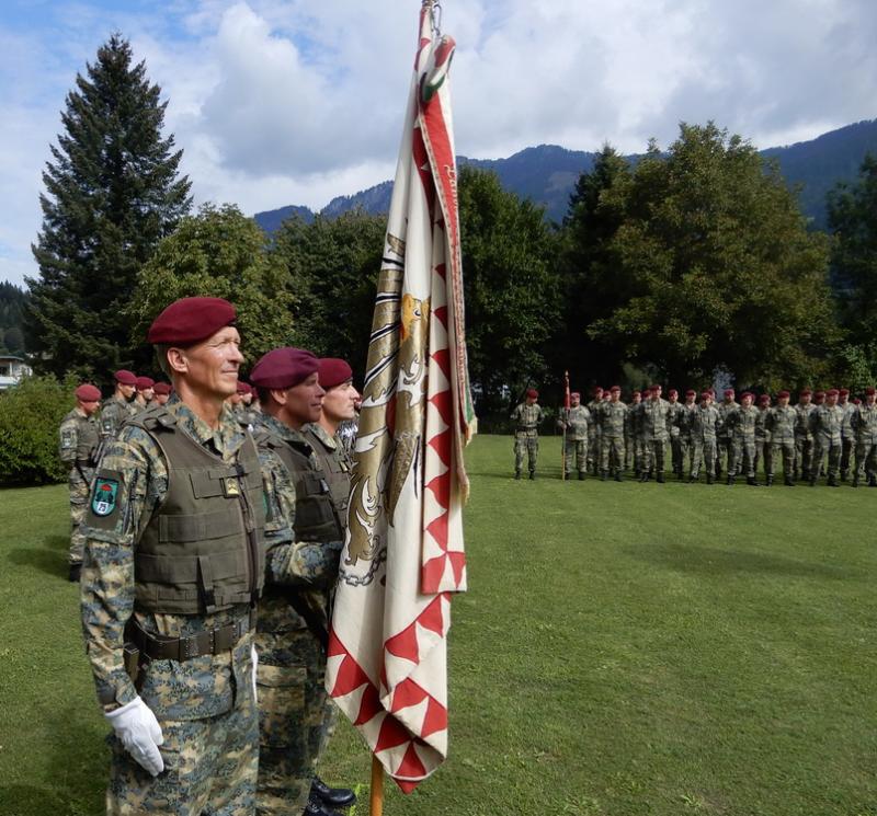 Jägerbataillon 25 feierte Traditionstag mit dem Khevenhüller-7er-Bund