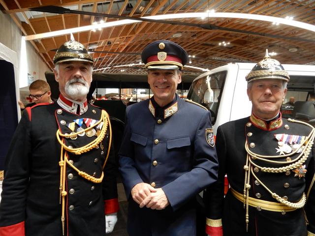 Hoher Besuch bei der Traditionsgendarmerie