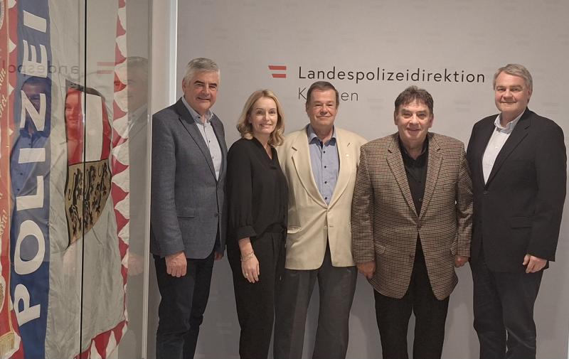 Vorstandsdelegation der Gesellschaft zu Besuch bei der Landespolizeidirektorin
