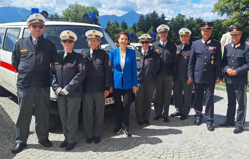 Ehrenvoller "Einsatz" für die Traditionsgendarmen aus Kärnten und Salzburg
