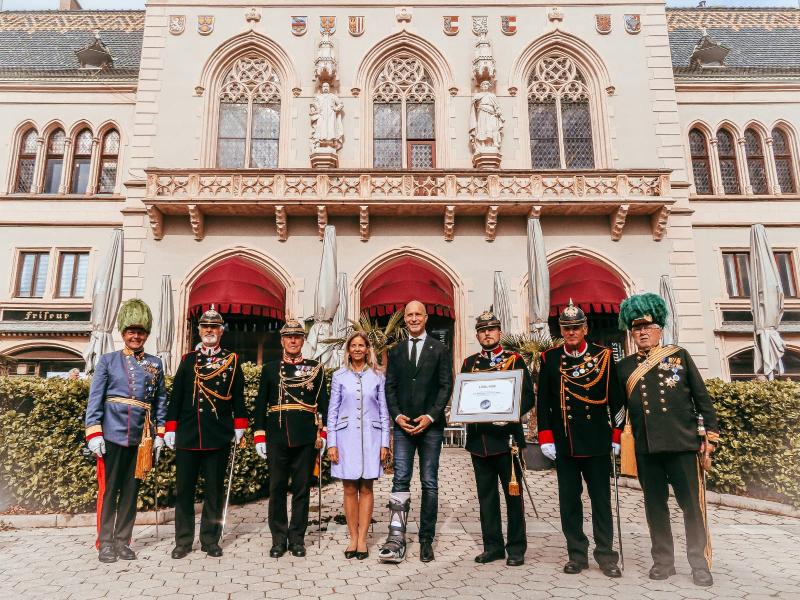 Große Ehre für die Kärntner Traditionsgendarmerie