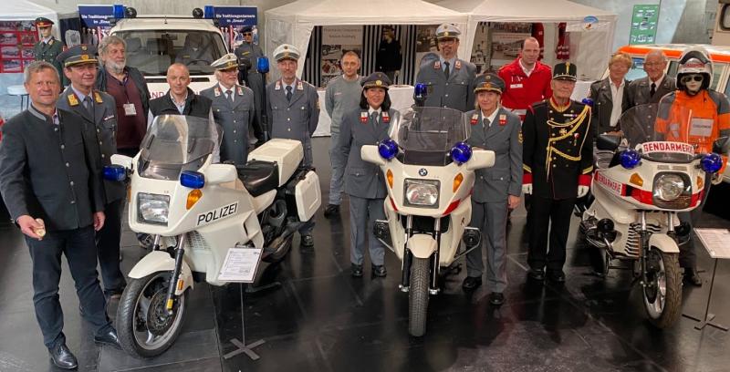 Salzburger Gendarmeriefreunde präsentierten Oldtimer