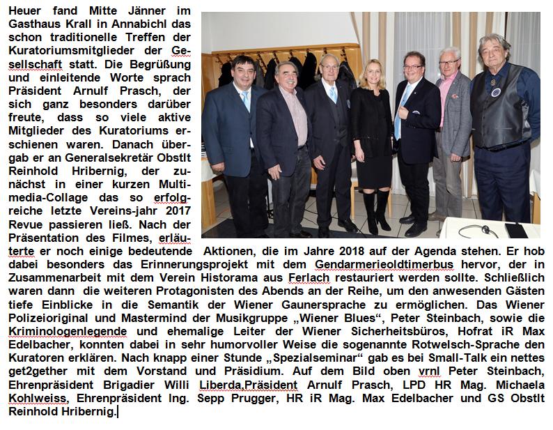 "Rotwelsch-Seminar" im Gasthof Krall