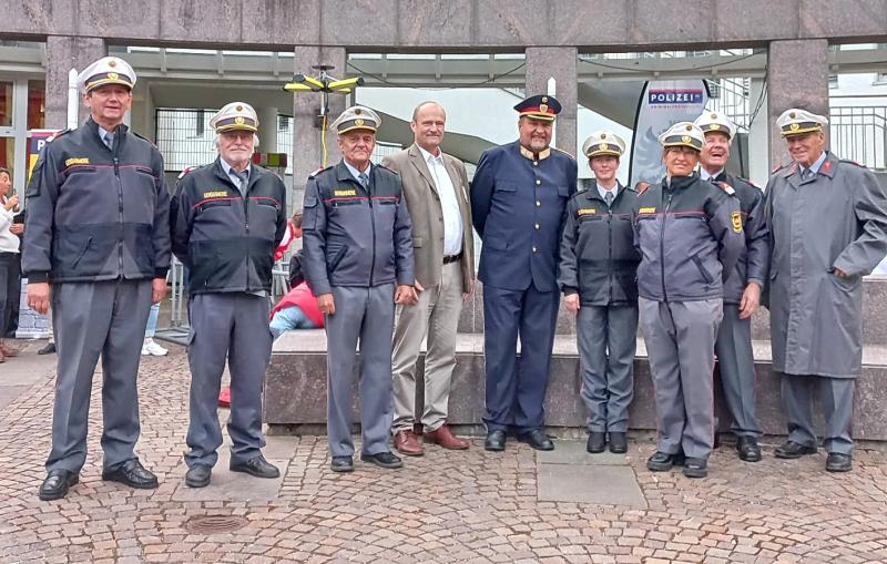 Salzburger Traditionsgendarmen breicherten Lange Nacht der Museen in der Mozartstadt